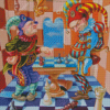 Chess Players Art Diamond Painting