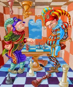 Chess Players Art Diamond Painting