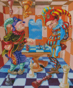 Chess Players Art Diamond Painting