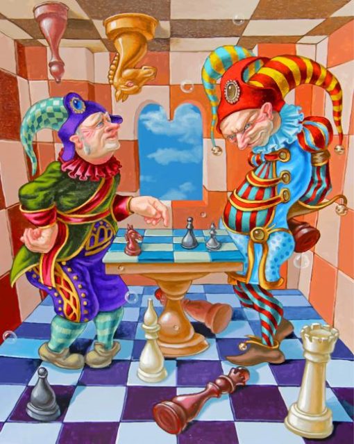 Chess Players Art Diamond Painting