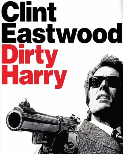 Clint Eastwood Dirty Harry Movie Diamond Painting