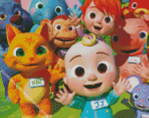 Cocomelon Characters Diamond Painting