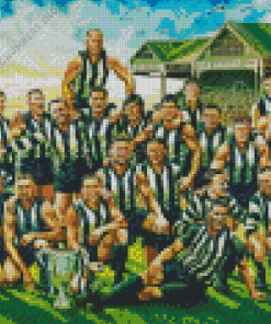 Collingwood FC Team Diamond Painting