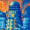 Dalek Robots Invasion Diamond Painting