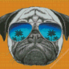 Dog With Glasses Diamond Painting