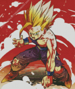 Dragon Ball Gohan Diamond Painting