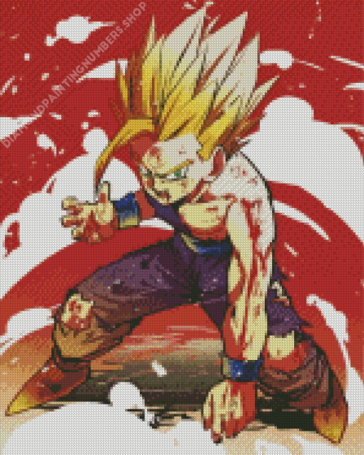 Dragon Ball Gohan Diamond Painting