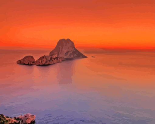 Es Vedra Sunset Diamond Painting