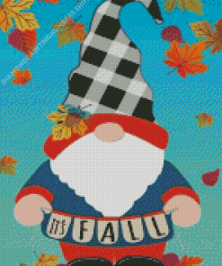 Fall Gnome Diamond Painting