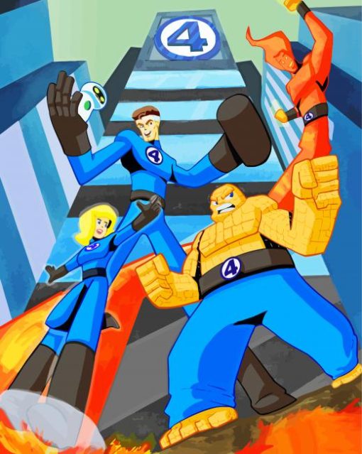 Fantastic Four Marvel Diamond Painting