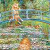 Fat Cats By Monet Claude Diamond Painting