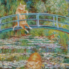 Fat Cats By Monet Claude Diamond Painting