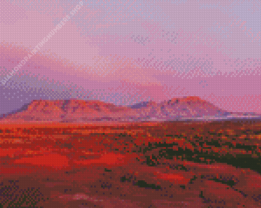 Flinders Ranges Sunset Diamond Painting