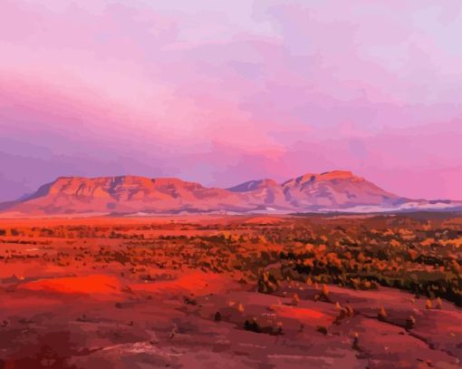 Flinders Ranges Sunset Diamond Painting