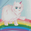 Fluffy Unicorn Diamond Painting