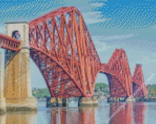 Forth Bridge Queensferry Diamond Painting