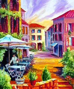 French Country Cafe Diamond Painting