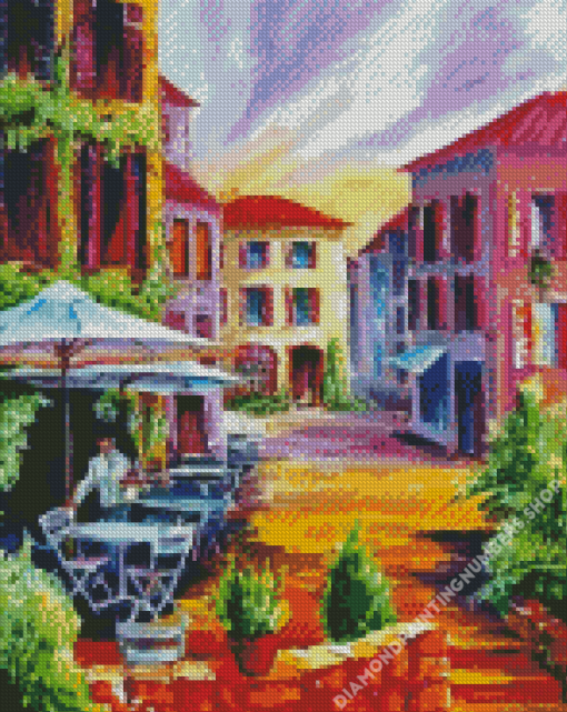 French Country Cafe Diamond Painting