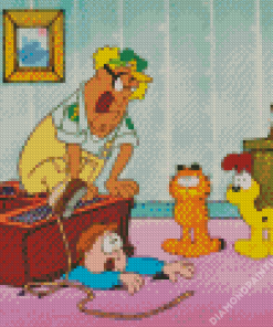 Garfield the Cat and Friends Diamond Painting