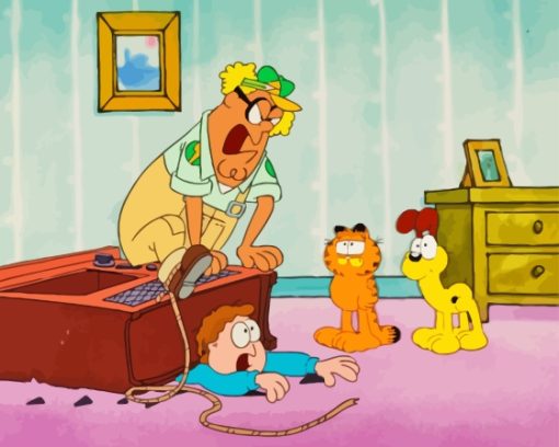 Garfield the Cat and Friends Diamond Painting