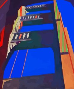 Golden Gate Sheeler Diamond Painting