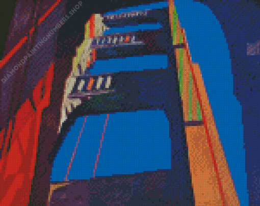 Golden Gate Sheeler Diamond Painting