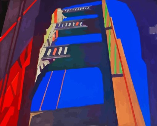 Golden Gate Sheeler Diamond Painting