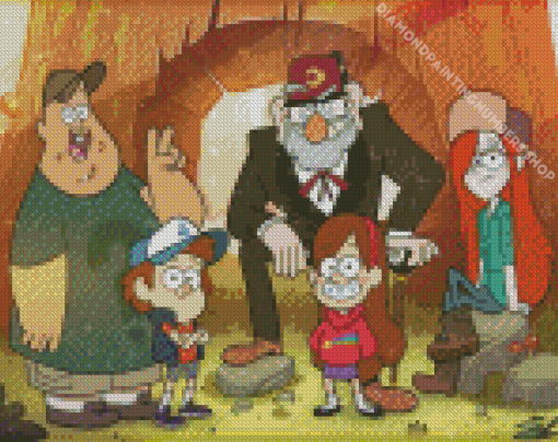 Gravity Falls Diamond Painting