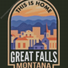 Great Falls Poster Diamond Painting