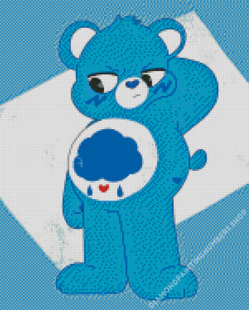 Grumpy Bear Cartoon Diamond Painting