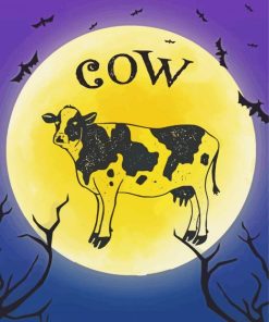 Halloween Cow Diamond Painting