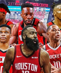 Houston Rockets Team Players Diamond Painting