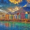 Innsbruck City In Austria Diamond Painting