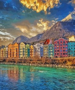 Innsbruck City In Austria Diamond Painting