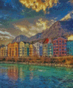 Innsbruck City In Austria Diamond Painting