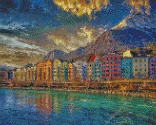 Innsbruck City In Austria Diamond Painting