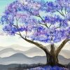 Jacaranda Tree Diamond Painting