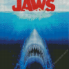 Jaws Movie Poster Diamond Painting