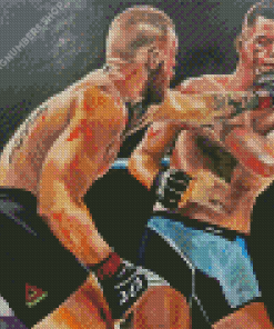 Kick Boxing Fighters Diamond Painting