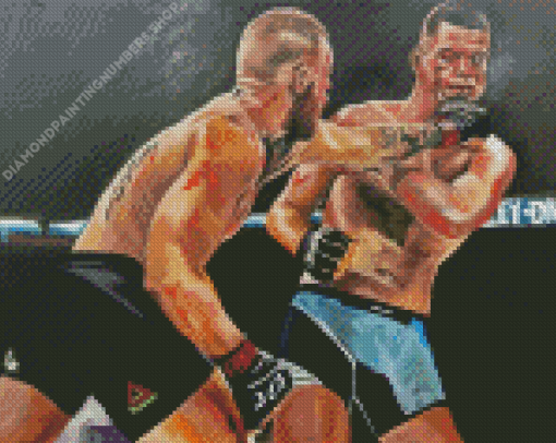 Kick Boxing Fighters Diamond Painting