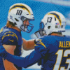 LA Chargers Players Diamond Painting