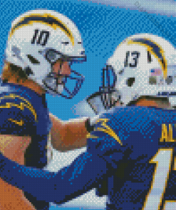 LA Chargers Players Diamond Painting