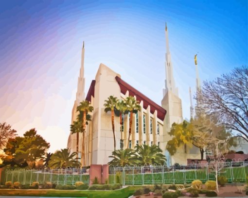 Las Vegas Nevada Temple Diamond Painting