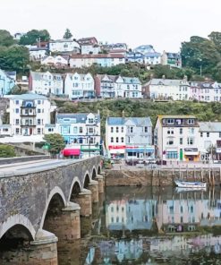 Looe Harbour Cornwall Diamond Painting