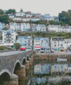 Looe Harbour Cornwall Diamond Painting