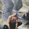 Man Angel Diamond Painting