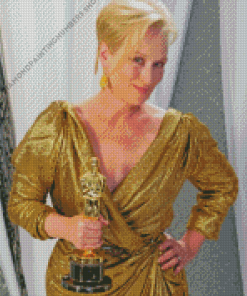 Meryl Streep Oscar Diamond Painting