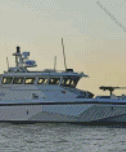 Military Boat Diamond Painting