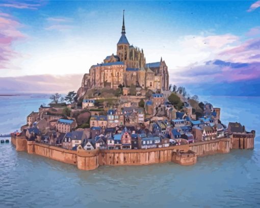 Mont Saint Michel Diamond Painting