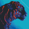 Neon Tiger Animal Diamond Painting